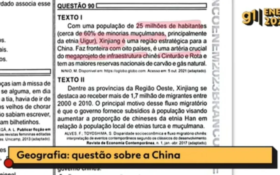 Exame de Habilidade Escolar, Prova de Cinco Matérias, Rito de Passagem, Exame de Habilidades Escolares;